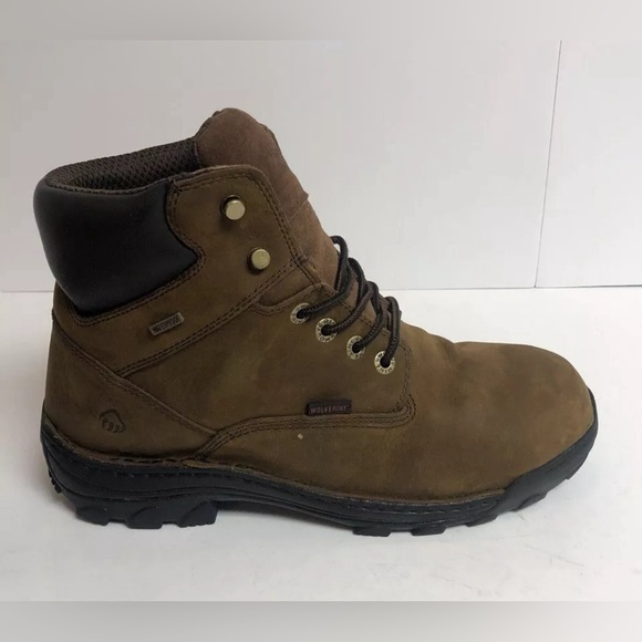 Wolverine Mens Durbin Steel Toe Waterproof Boot Brown Size 12 M - Picture 1 of 6